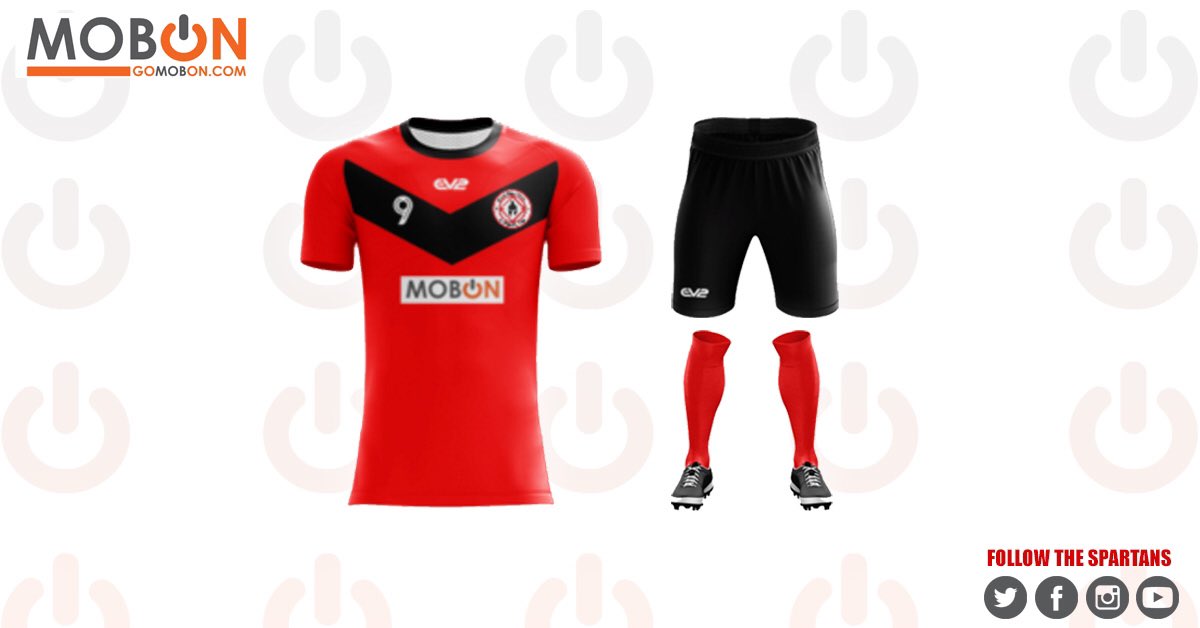 CH_SpartansFC's tweet photo. We will be very proud to be wearing our own kit for the first time tomorrow in our pre-season friendly against @ChingHarriers
We are very grateful for the support of our sponsor #MOBON.
#grassroots #newfit #supportlocal #sagoss https://t.co/zH32X3t4fv