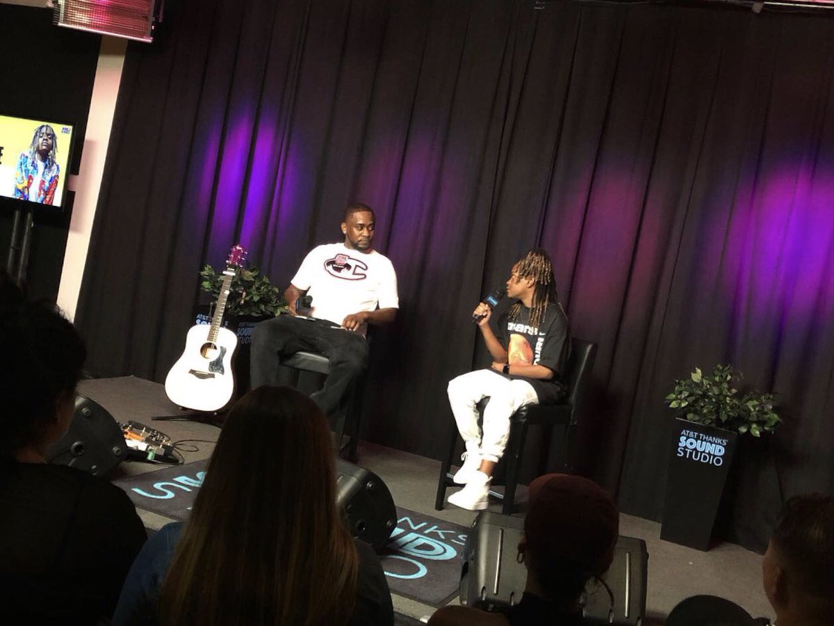 106KMEL's tweet photo. Shoutout to @originalkoffee for pullin up to the #KMELVIPLounge with @CuzzinDre_ 🙌🏾 https://t.co/bkSdACu0nq