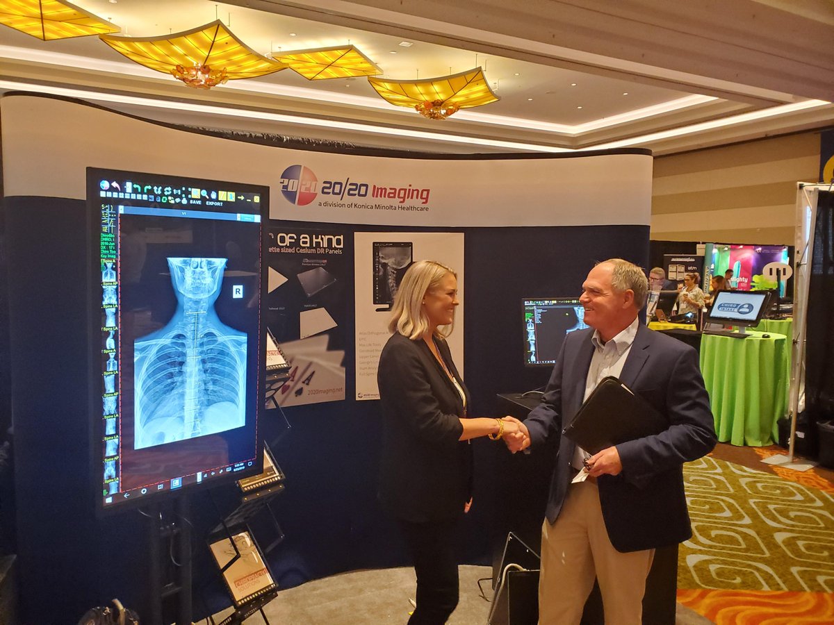 2020Imaging1's tweet photo. Come see us all weekend at #thenationalFCA! We have digital imaging solutions to fit any #chiropractic office! Booth 812
#2020imaging #DR #DigitalRadiography #FCA https://t.co/NeB4aA2c1g
