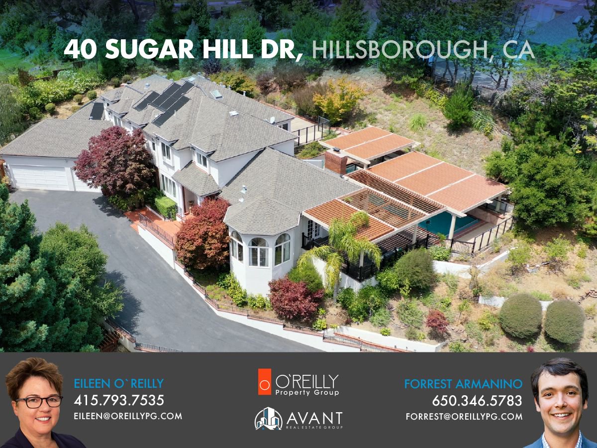 AvantSF's tweet photo. #OpenHouse Sun 8/25 from 1 to 4 P.M. at 40 Sugar Hill Dr, Hillsborough, CA listed for $3,998,888 | Contact Forrest Armanino for more! 650.346.5783 | forrest@oreillypg.com | Lic. 02092650 Listed by Eileen O'Reilly #Hillsborough #California #RealEstate #Luxury #ForSale #AvantSF https://t.co/eD5REuHN88