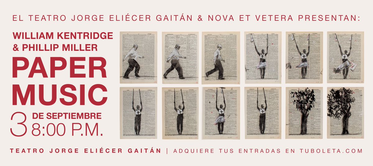 toc_talk's tweet photo. #PAPERMUSIC 🎼🎶🎹📝
Martes 3 de septiembre de 2019, 8:00pm TEATRO JORGE ELIÉCER GAITÁN, BOGOTÁ https://t.co/66tTeoVttX https://t.co/ZuDsHyHlGr
