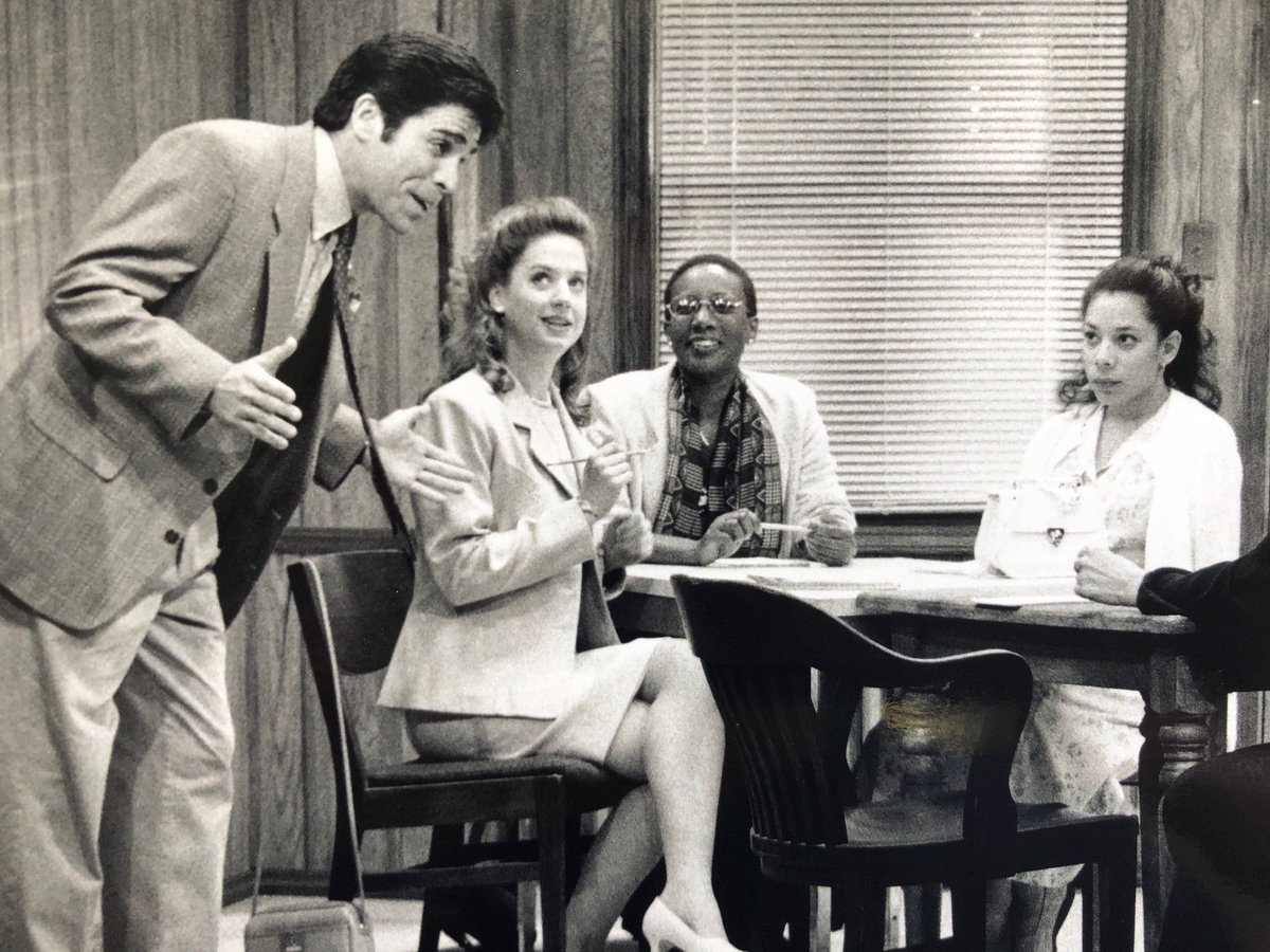 repstl's tweet photo. Much love and congratulations to @selenis_leyva on the fantastic final season of @OITNB! We were exploring our photo archive today and found this shot of her at the far right in VOIR DIRE, which played in our Studio Theatre in 1997. https://t.co/Qy08vGjgz2