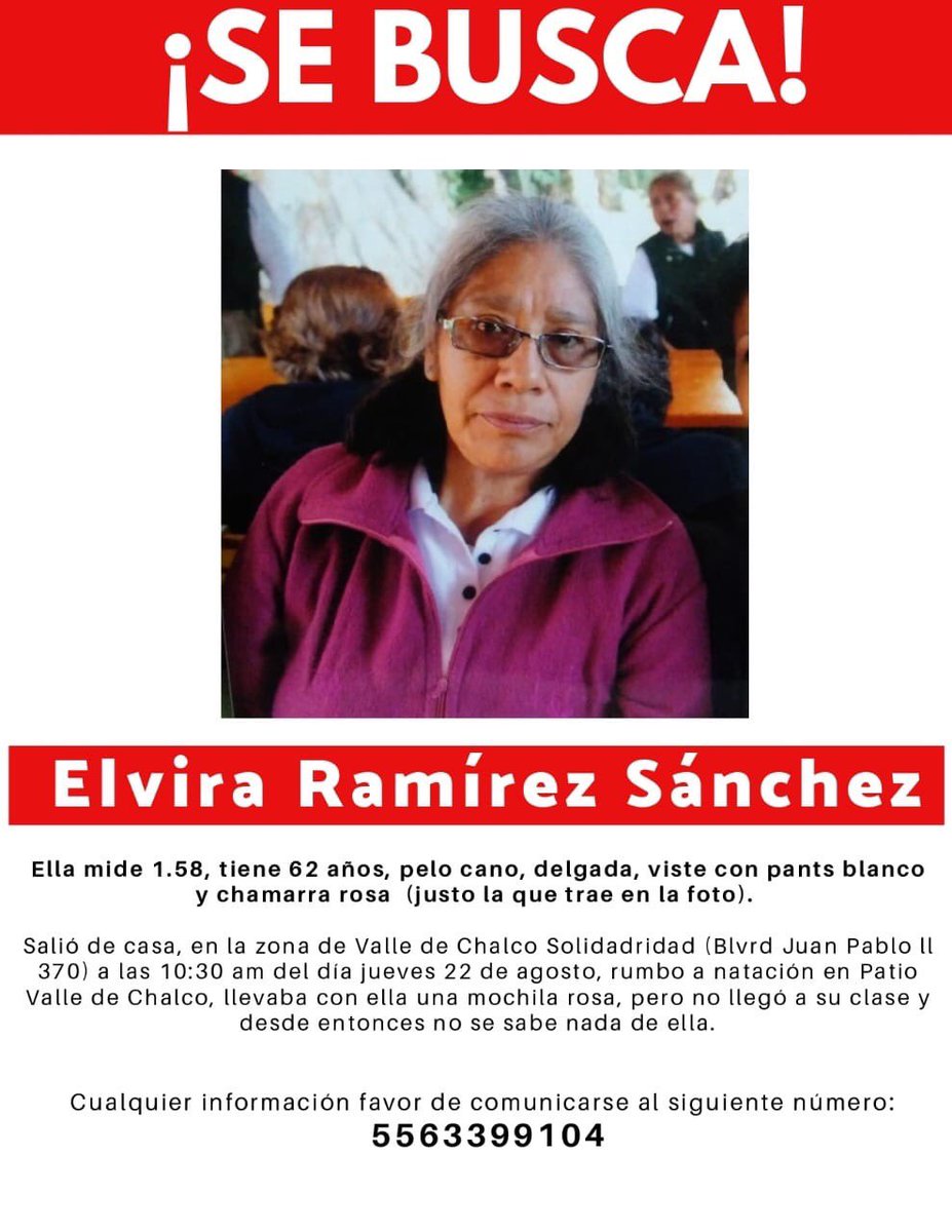 PatriciaUrbieta's tweet photo. Por favor, difundan. Gracias https://t.co/nDCjrVoZd3