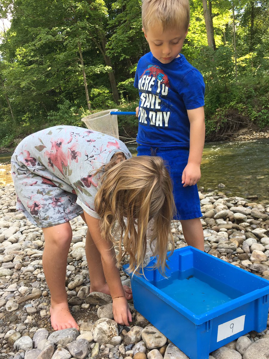 jcharnishcurrie's tweet photo. Hard to believe another summer with these two is winding down...making the most of Mommy’s Friday off exploring and meditating down by the creek. #appsmill #natureday #lovethesetwo https://t.co/NpVJx9Pz6l