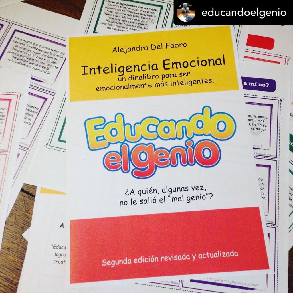 EducandoElGenio's tweet photo. SE VIENE!👇
🚀Lanzamiento de la 2da edición actualizada y ampliada de #EducandoElGenio📚
👉Ebook para abordar #HabilidadesEmocionales entretenidamente en casa, aula...
👉Desde el 30/7 puedes adquirirlo, imprimir las fichas y comenzar a jugar. A partir de 6 años, sin tope de edad https://t.co/s3F8pmeF9Y