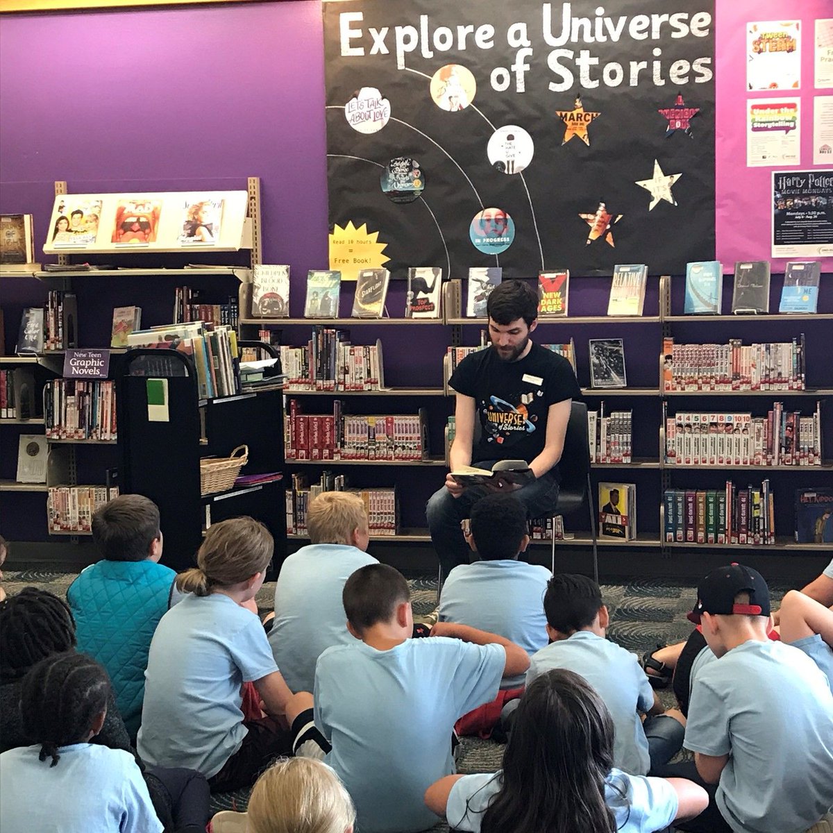 EdmondsLibrary's tweet photo. We had so much fun hosting the Boys & Girls Club this summer! They came in for #reading, learning about the #library & participating in the #ExploreSummer Reading Challenge! #BGCSC
#UniverseofStories #summer #community @snoislelibrary #edmondslibrary #books #edmonds @snoisleteens https://t.co/1gmTmFjeIk