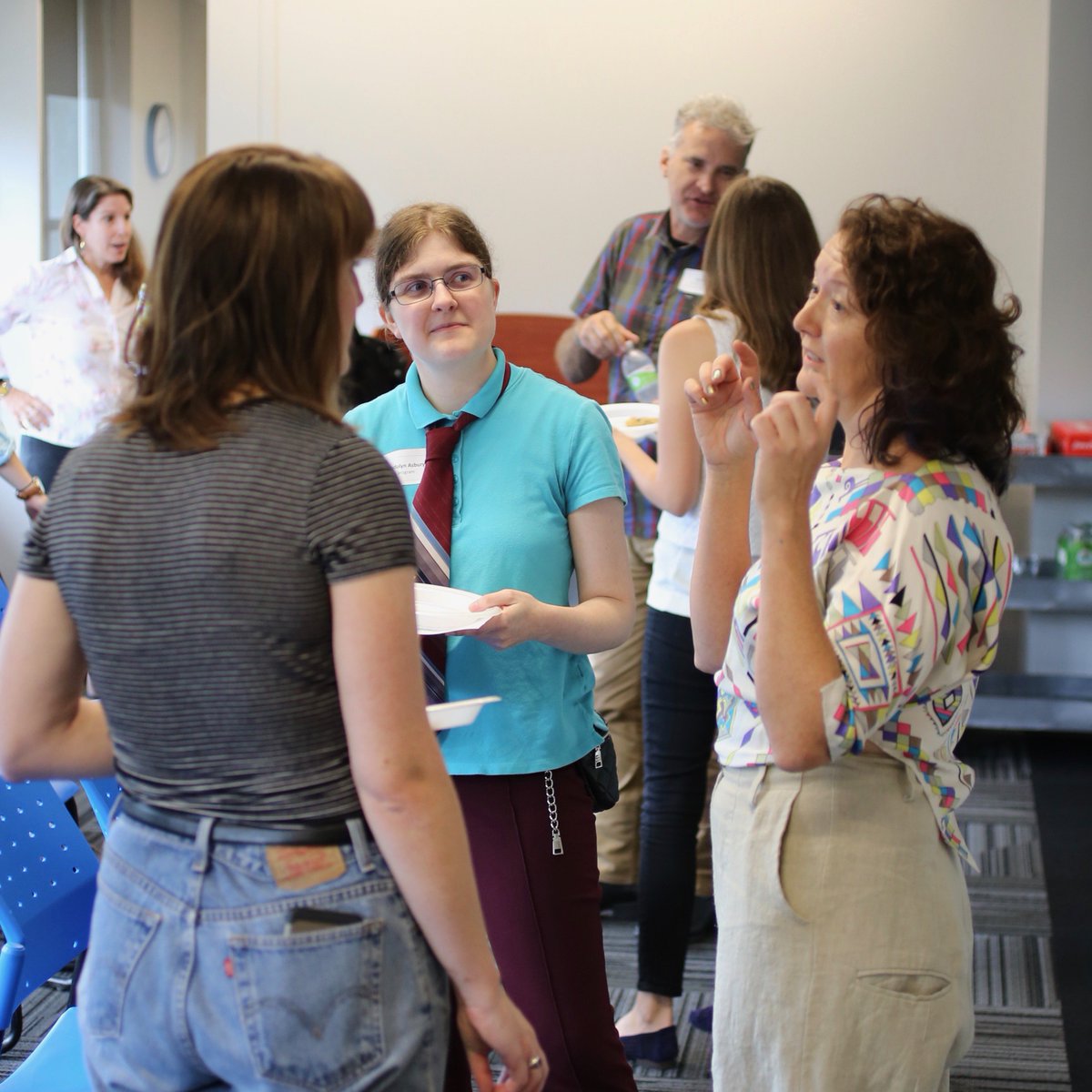 KUFMS's tweet photo. Welcome back, grad students! We’re so happy to meet our new students and are thrilled to see familiar faces too! Looking forward to the Fall semester with you all.

#grads
#welcome
#filmfun
#kufms https://t.co/6236XxbLlO
