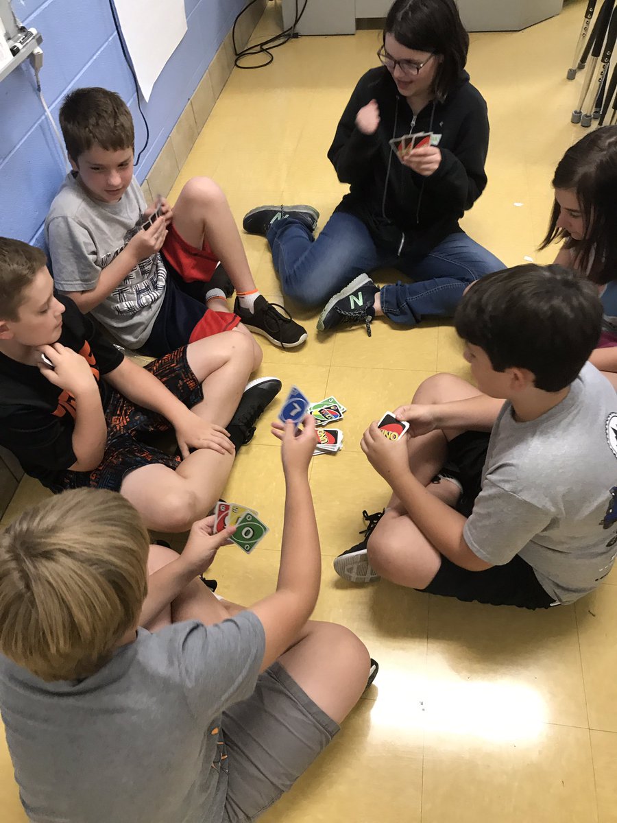 MsJones6th's tweet photo. The kids are enjoying playing card and board games to Sharpen our Saw! https://t.co/aH9f7wRPwy
