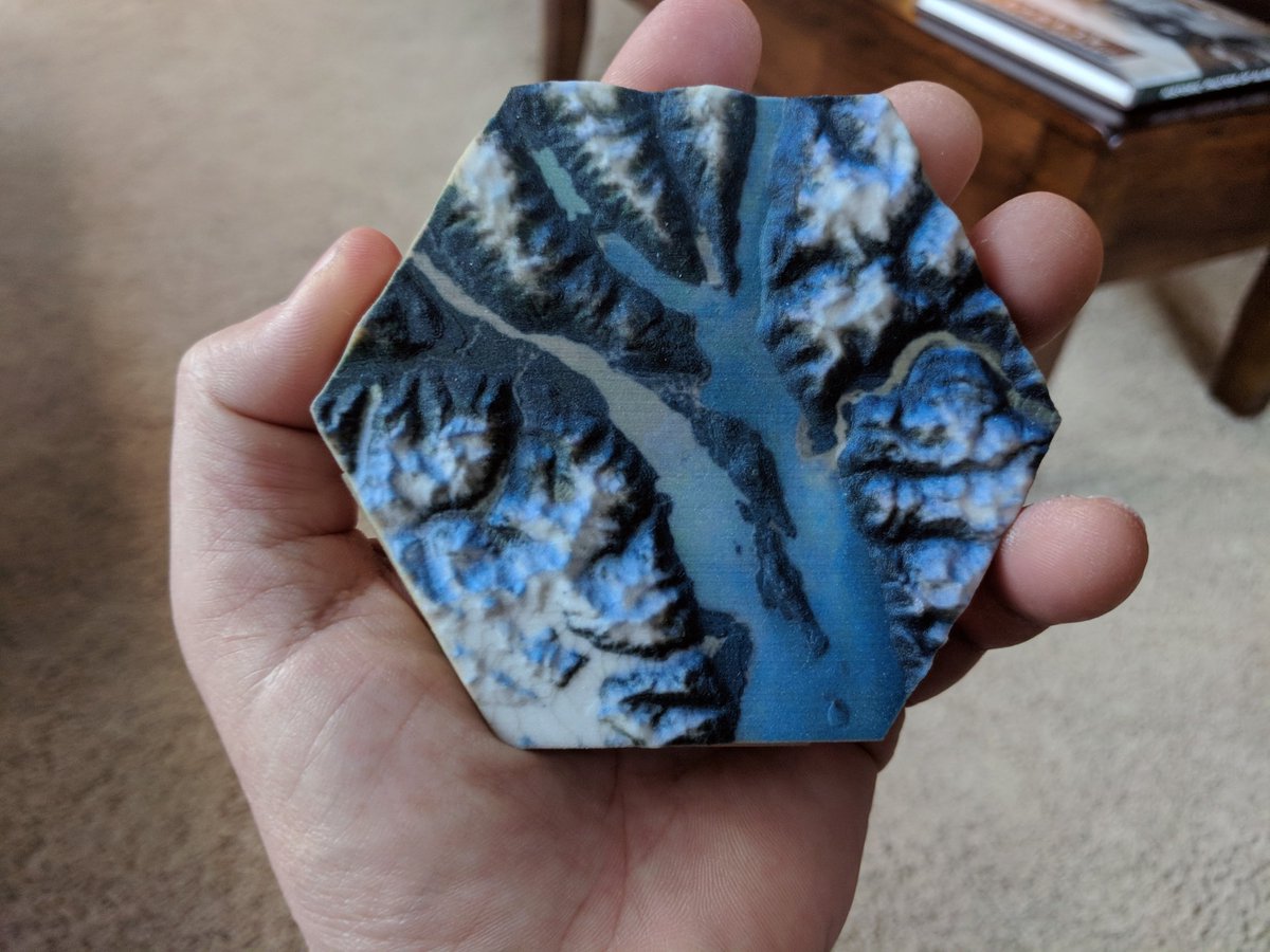 CascadeVistas's tweet photo. Some closeups of a 3d printed model of the Chilkat Peninsula. If you get low, you get the same perspective you might see while taking a flight up the valley. 

#mapnerd #skagway #haines #alaska #greatwhitenorth #valleyoftheeagles #wanderlust #travelalaska #wildalaskasalmon https://t.co/O6YX70VtUm