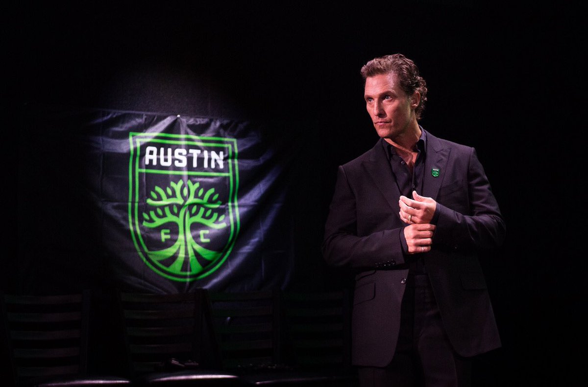 McConaughey's tweet image. time to grow a legend @AustinFC