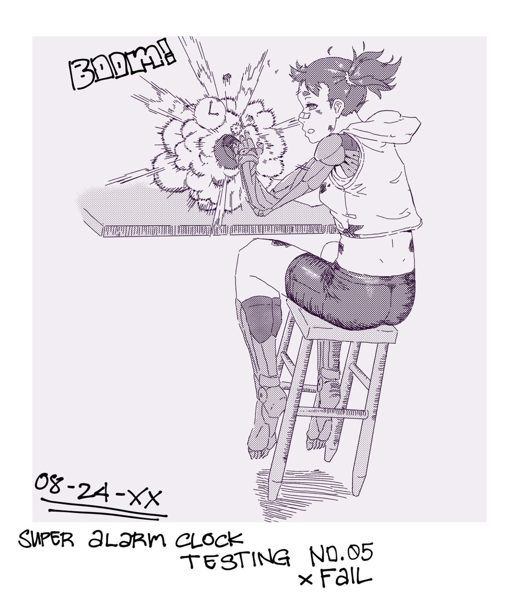 keyar_c's tweet photo. BOOM!!!!
#clipstudio #study #quickdraw #sketch #anatomy #folds #hatching #animeart #artwork #digitalart #illustration #drawing #form #spats #screentone #crosshatch #messyhair #mechaniclimbs #automail #BOOM #experimentfail https://t.co/PY8miF7QCU