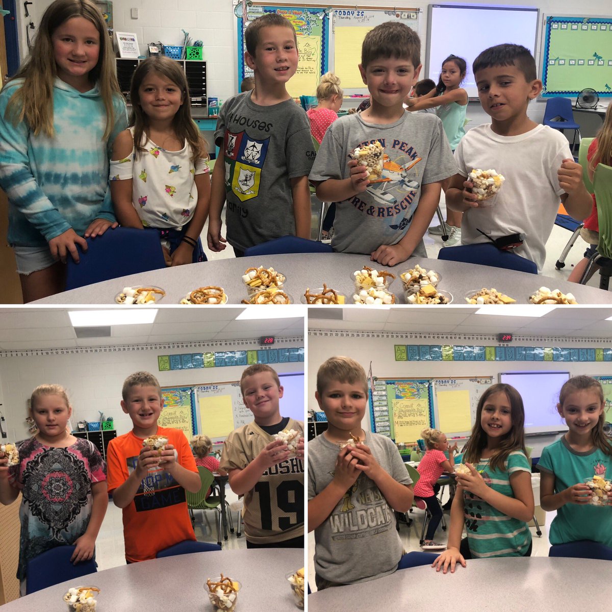 missycook1st's tweet photo. Great behavior can bring sweet rewards! This group has already earned enough points for a good behavior party! #blessedteacher #partypoints #trailmix https://t.co/rkxi6vfDTb