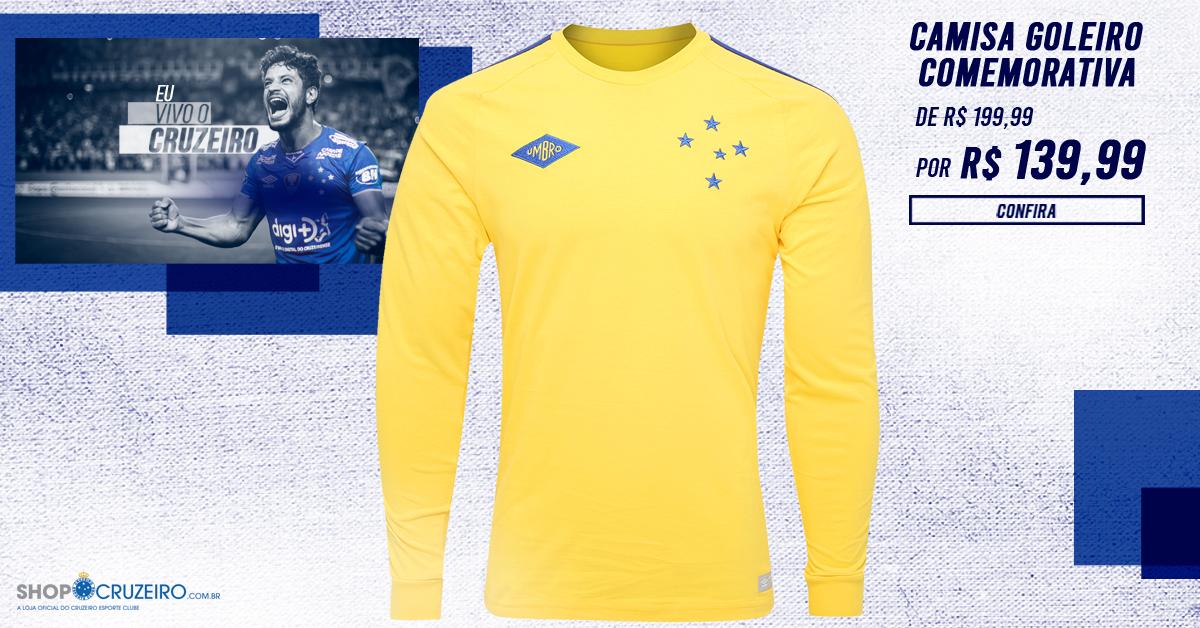 camisa goleiro cruzeiro 2019