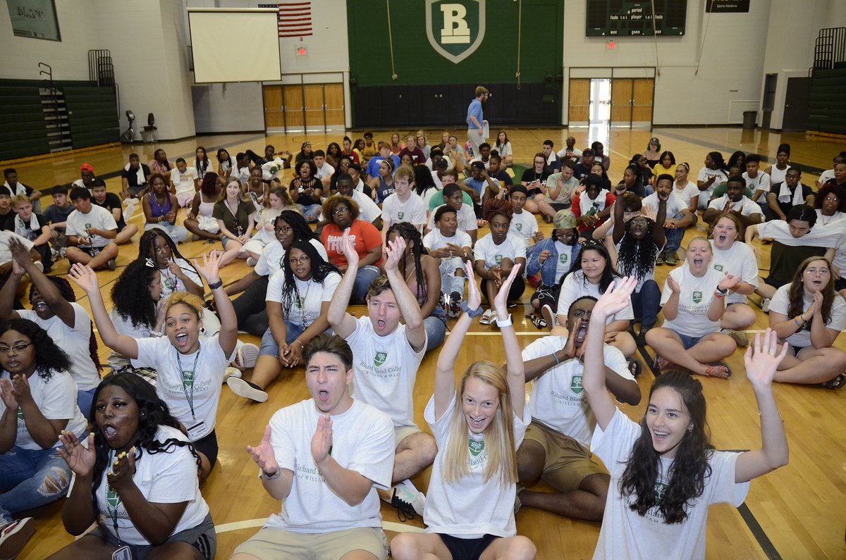 RBCStatesmen's tweet photo. Loads of fun and making new friends was off-the-charts at the annual Playfair event inside Statesman Hall on Friday, Aug. 23 as part of Welcome Week activities.#rbcstatesmen https://t.co/G6BspRgKIT