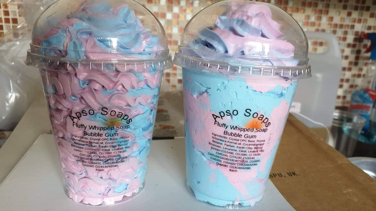 apsosoap's tweet photo. @BelfastHourNI sorry we haven't joined #Belfasthour lately but have been creating again. Whipped soap https://t.co/WAT7uQqo4g