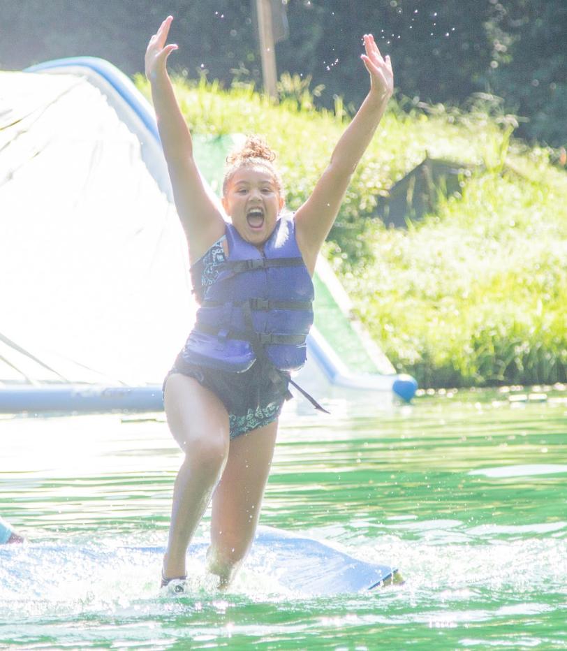 Swim, canoe, paddle or jump - the pond is the best place to soak up the Sonshine with camp friends! 🛶🌊☀️