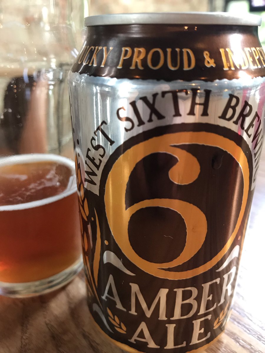 The temps were cooler today - leaning in to Autumn - so I’ll start the weekend with an Amber from #Lexington’s #West6thBrewing. #CraftBeer
