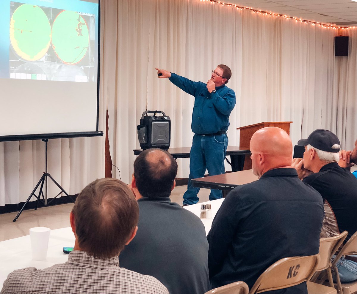 kswateroffice's tweet photo. “Our vision is to help other producers  see what tools are best to adopt on their own farm in our area that can used or added to most all of their existing equipment.” said Pat Janssen the primary farm manage. #kswater #WaterTechFarm https://t.co/mLtk8xs0qQ