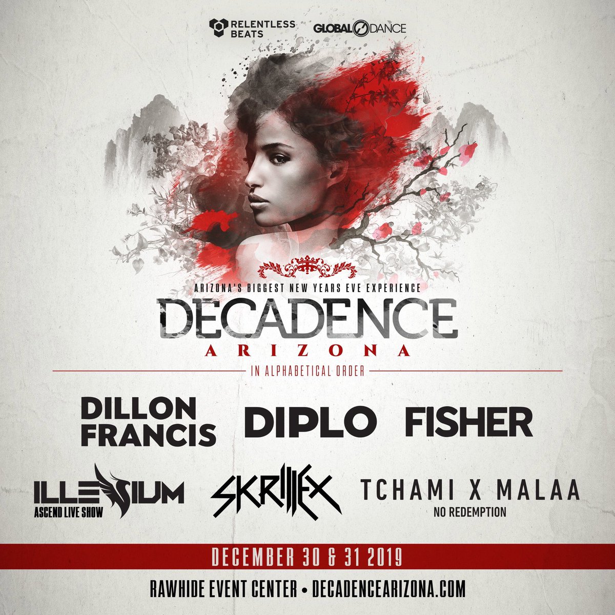 ✦ Decadence Arizona Giveaway ✦

We are giving away 2 FREE GA Tickets 💃🏼

To win you must:

- RT &amp; Like

- Tag 1 friend!

- Follow <a href="/AllTimeEDM/">AllTime EDM</a> &amp; <a href="/DecadenceAZ/">Decadence Arizona</a>

Ends 09/22