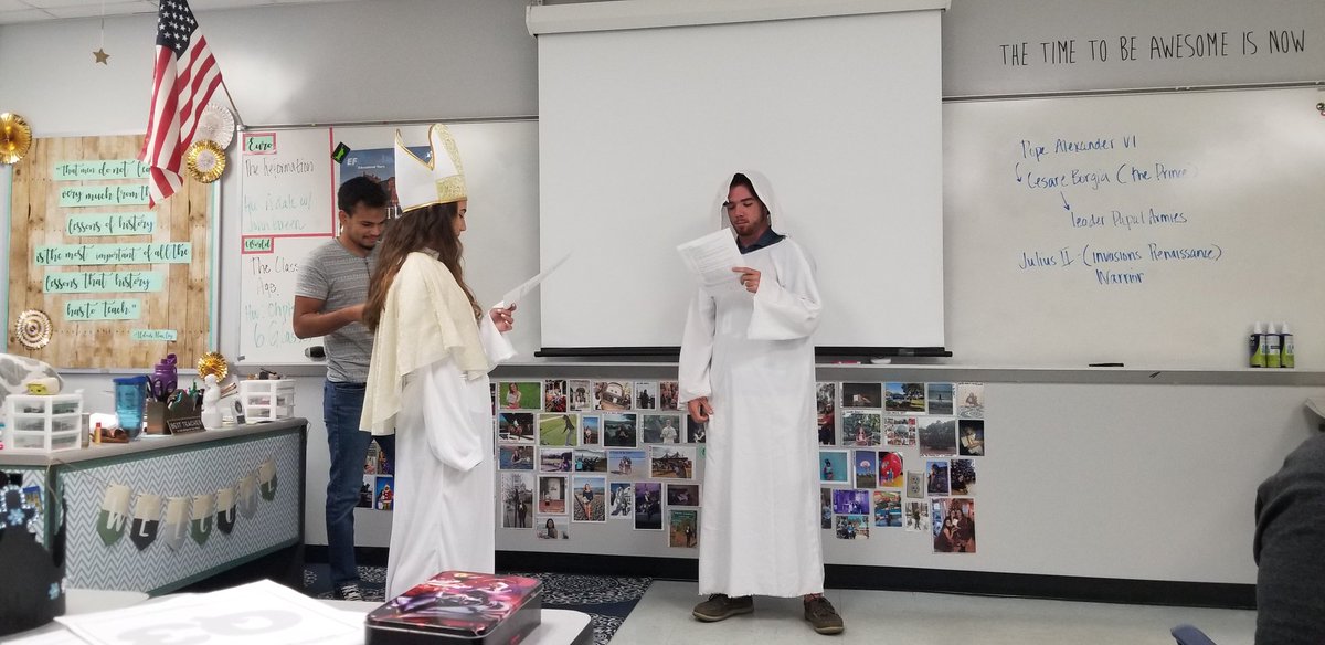 AHistoryJunkie's tweet photo. Diatribe against the Pope the theatrical version! #apeh https://t.co/rLkiBHUM5w