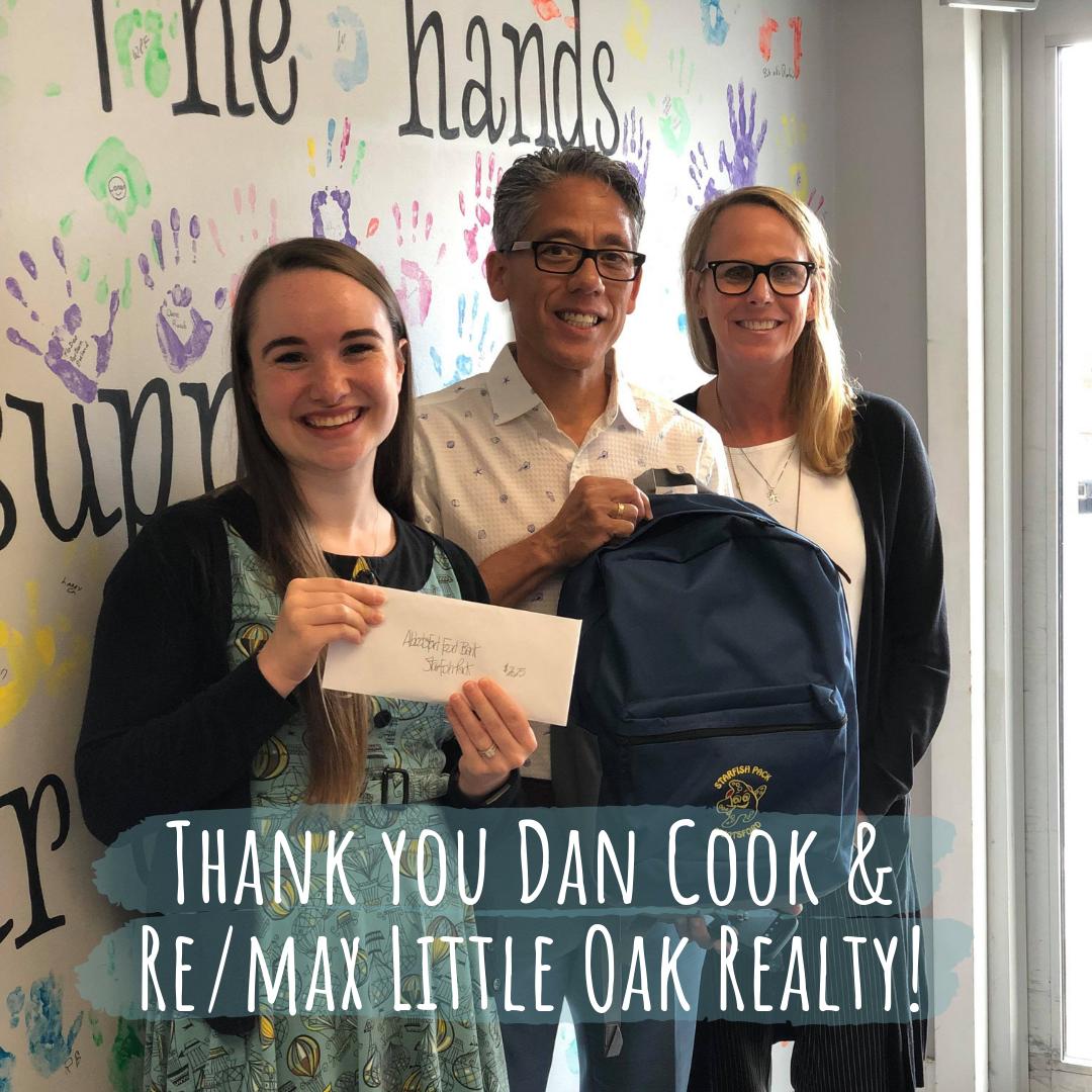 AbbyFoodBank's tweet photo. We want to say a huge thank you to Dan Cook from RE/MAX Little Oak Realty who asked people to donate to the #StarfishPackProgram at their Client Appreciation Dinner. They raised $2625, which will feed 5 children in #Abbotsford every weekend of the school year! How cool is that? https://t.co/3qV0nmAEbc