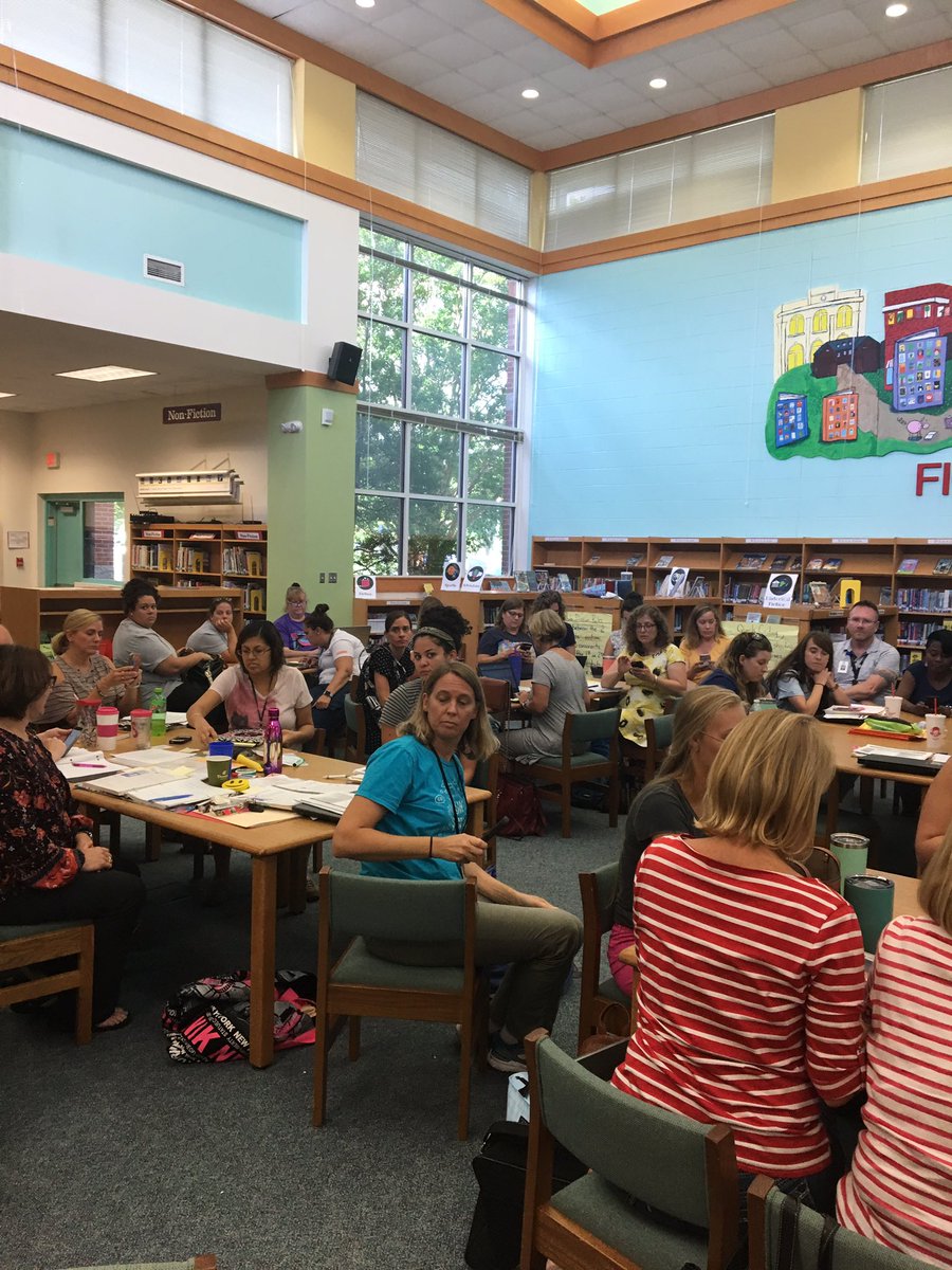 robinhahn33's tweet photo. Teachers rocked it out at Apex Elem for Day 2: Letterland 2nd grade training! https://t.co/HFhFSGYGqB
