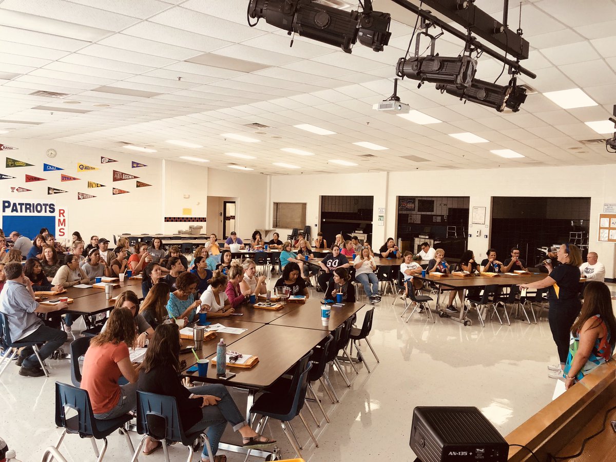 RmsTechSpec's tweet photo. ONE LAST POW WOW BEFORE THE FIRST DAY OF SCHOOL πͺπΎ led by @PattiVlieger & @SherryMireles #RMSStrong @NISDRawlinson https://t.co/dj7mmq7XFB