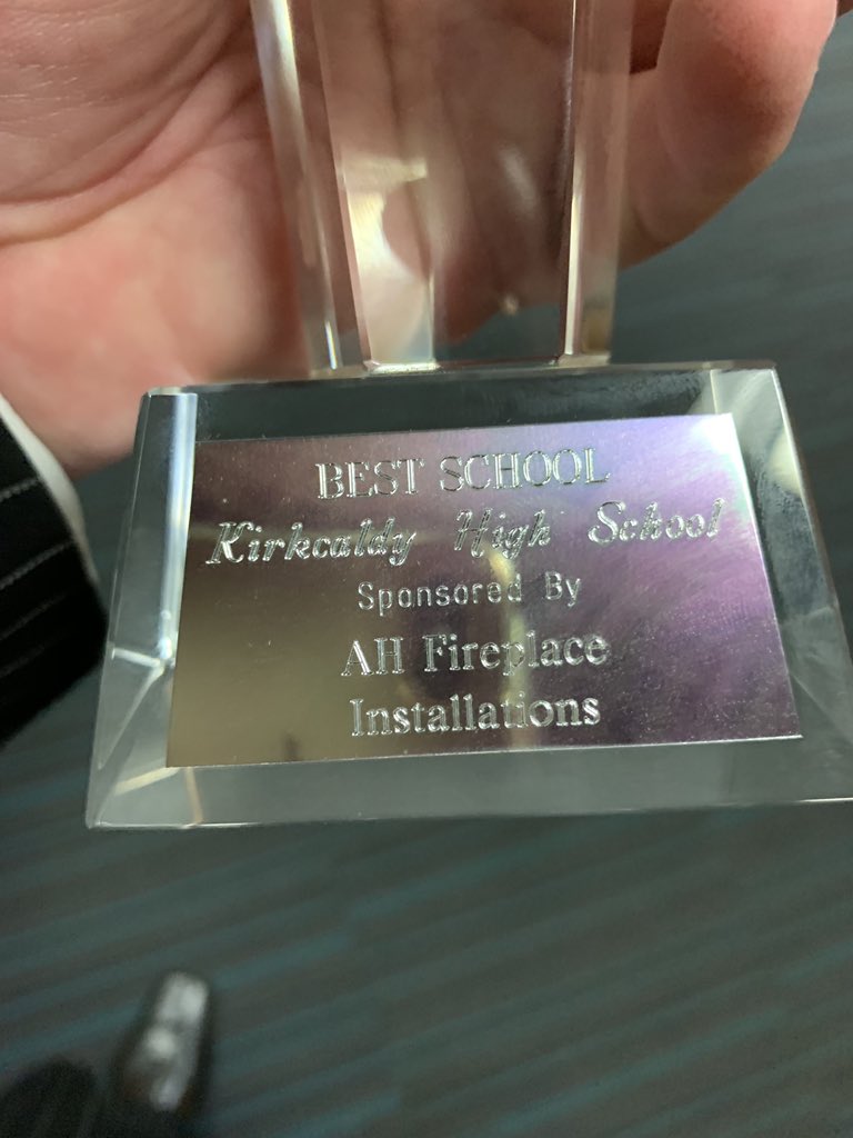 KirkcaldyHigh's tweet image. Kirkcaldy High is Best School in Fife 2019!!! @kingdomfm Local Hero Awards 2019