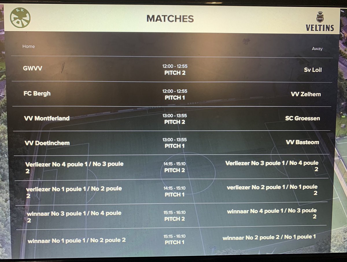 De uitslagen en het programma voor zondag in Loil. <a href="/dgsport8erhoek/">Sport Achterhoek</a> <a href="/johnvanderkamp/">John van der Kamp</a> <a href="/REGIO8sport/">8SPORT</a> <a href="/StemvanMontferl/">De Diemse Courant</a>