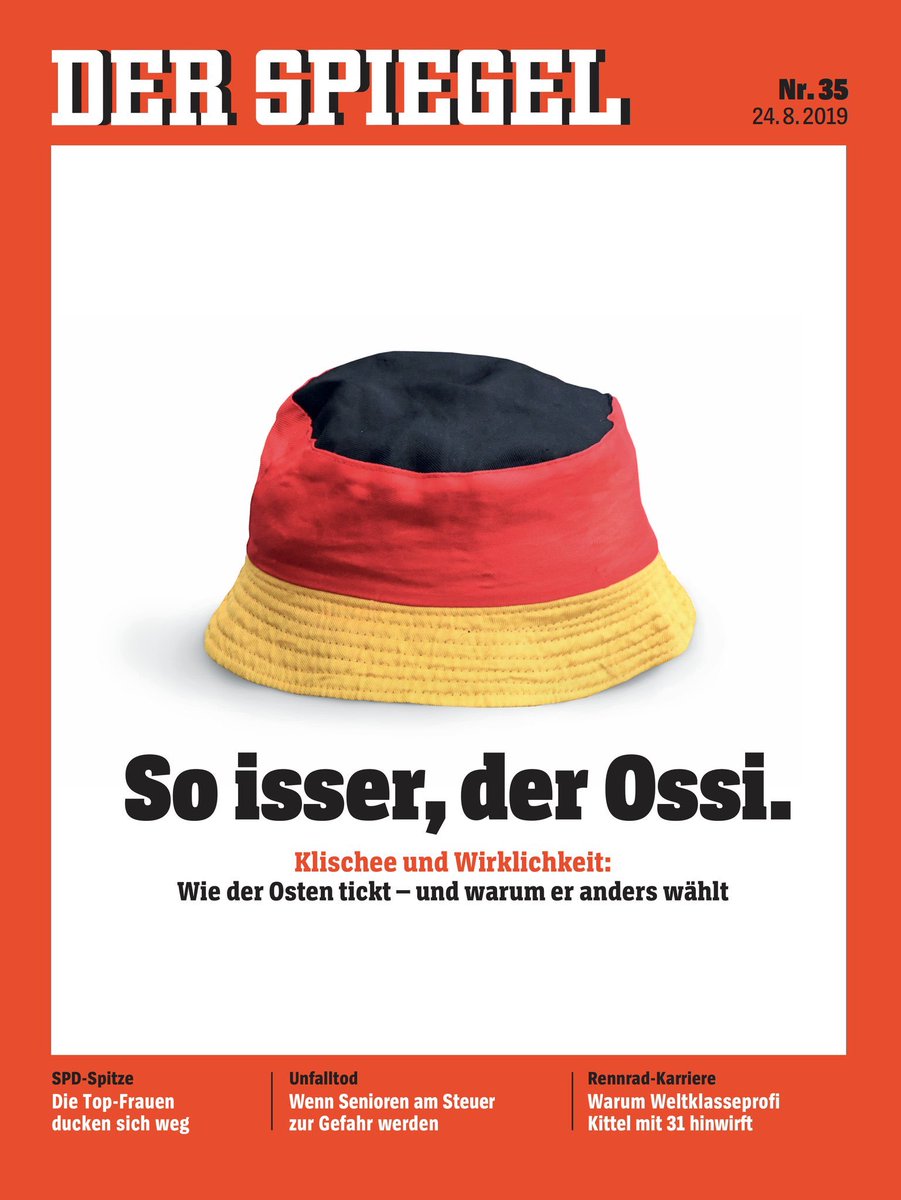 jana_hensel's tweet photo. Besser lässt sich die westdeutsche Vorurteilskultur wirklich nicht bebildern. Chapeau, liebe Kollegen! Das ist wirklich schulbuchreif. https://t.co/7HqrPh2Pmh