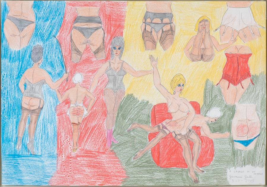 RawVisionMag's tweet photo. Here's this week's #RVWeekly:
https://t.co/GuNE9B7fyn
#CreativityExplored #TregerSaintSilvestreCollection #OutsiderArtGalerie #JeanineTaylorFolkArt #MuseumimLagerhaus #outsiderart #outsiderartnews #artnews #artbrut
Image: #GiovanniGalli, courtesy Treger Saint Silvestre Collection https://t.co/8Ofo9BwyGX