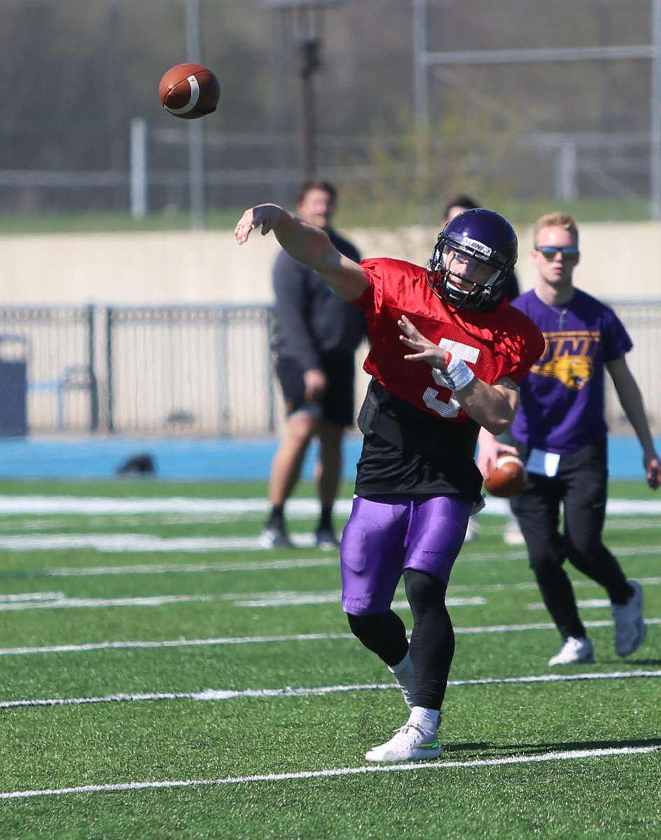 Nelley13's tweet photo. Just confirmed with Northern Iowa head coach Mark Farley. Red-shirt freshman Will McElvain has been named the Panthers starter for UNI's season opener at Iowa State next Saturday @UNIFootball @willsnupe @FCS_STATS https://t.co/kL3iyxGGd8
