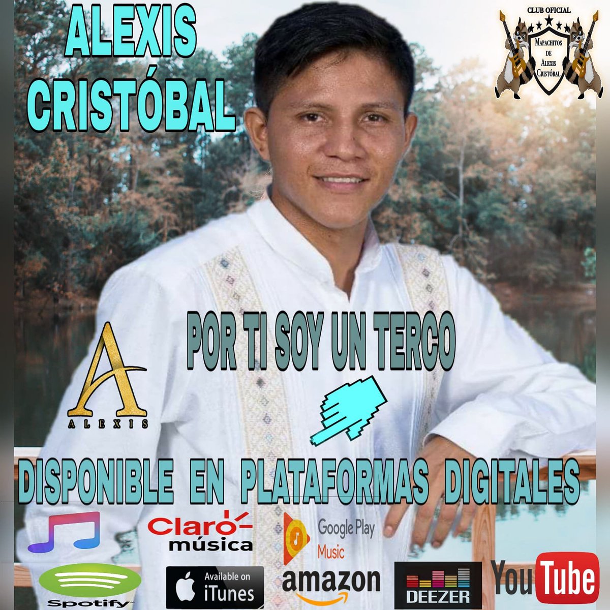 MapachitosDeAC's tweet photo. El Club Oficial @MapachitosDeAC te invita a  escuchar  #PorTiSoyUnTerco  de  Alexis Cristóbal  2do.Lugar De #LaAcademia #DisponibleYa en toda las  #PlataformasDigitales.#Descarga y #Reproduce y disfruta de esta hermosa cancion.
@AlexisMusicMX
@karenmoonmusic 
@lacademiaazteca https://t.co/f9onzqZacJ