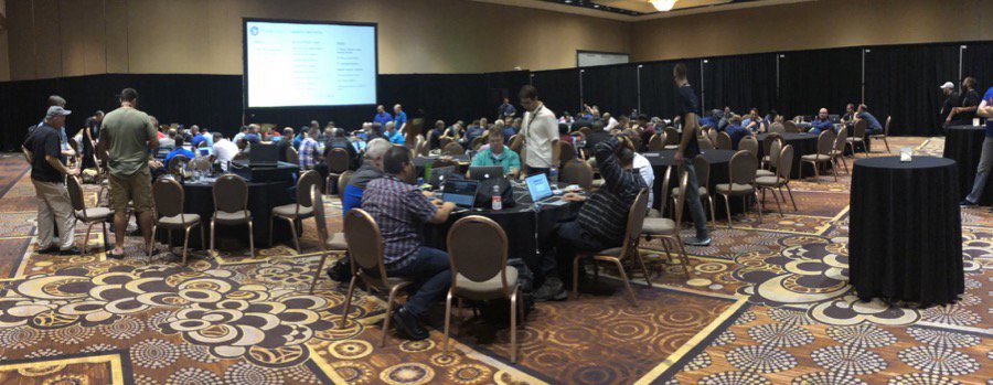 VMware's tweet photo. #VMworld attendees: Do you have plans Monday evening? Well now you do. The 4th annual #VMworldHackathon is back and running from 7pm to midnight in Moscone West, Room 3016. Join a team today! (coding experience not required)

📃 https://t.co/HglV1XKRWp https://t.co/kr2LlQb7fv