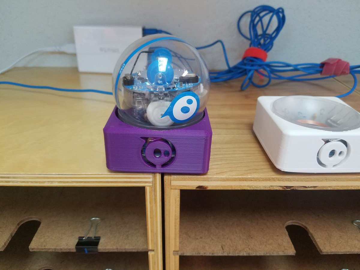 MrsPruenteCCE's tweet image. Finally able to use the 3D printed docks from @LibraryCCE for Coding Club Spheros! Thank Mrs. Sauer, the colors will help us keep tabs and keep them organized and ready for Coding! 
@CastlemanCreek 
#CCEandBeyond 
#MidwayandBeyond 
@Sphero
@MISDFoundation 
#codingatthecastle