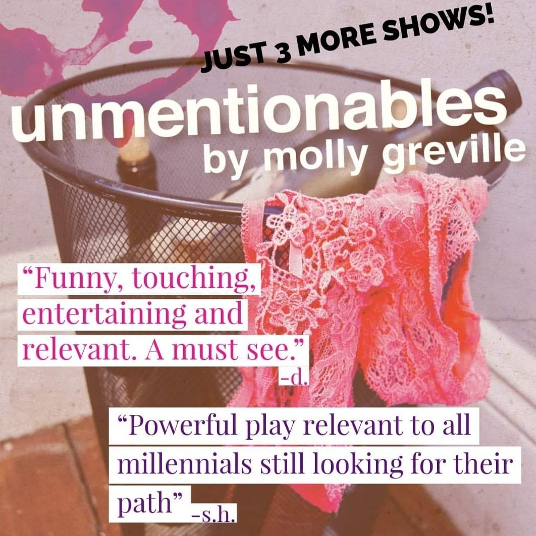 Space55's tweet photo. Don't miss 'Unmentionables' by @mollygreville! Audience members are calling it "funny," "powerful" and "relevant." Tickets at https://t.co/kqXeMEBsJd #theplayaboutpanties #dtphx https://t.co/kmxqGa2kF9