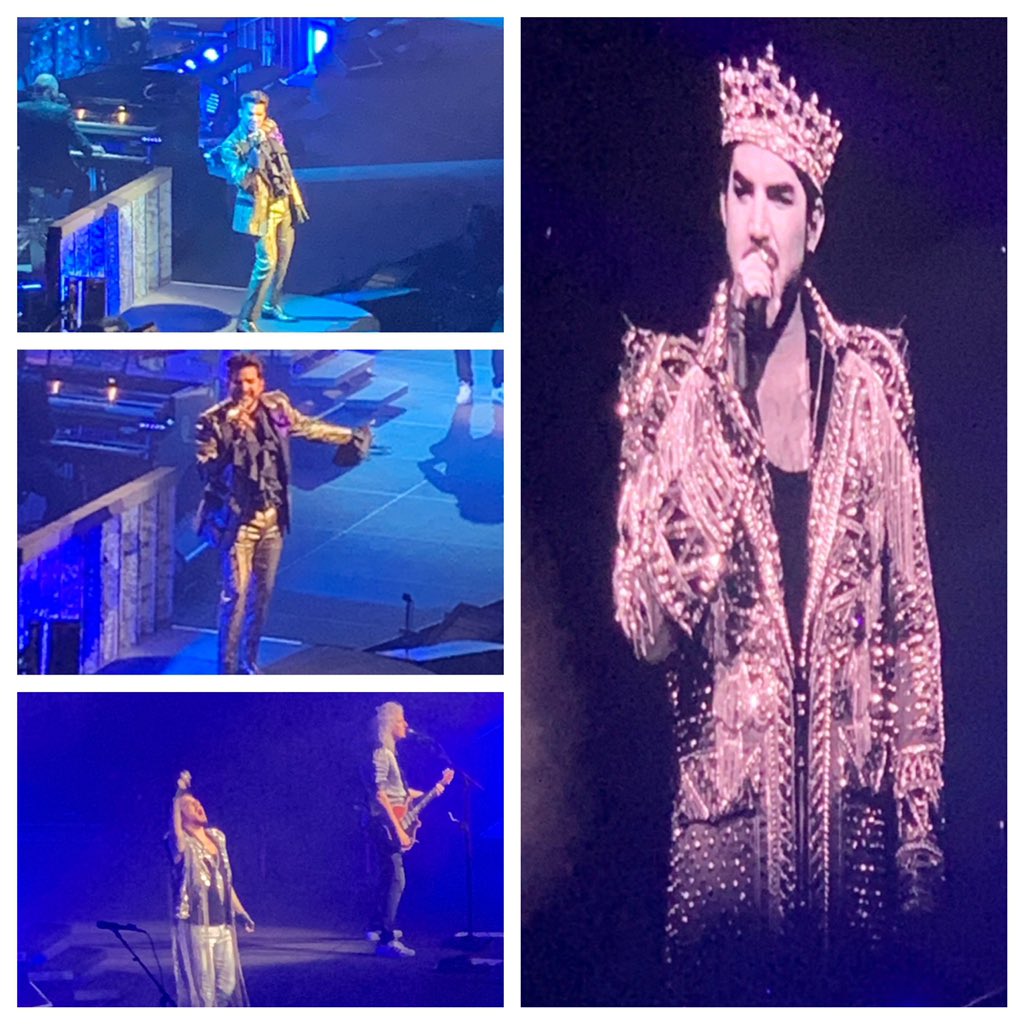 Hailey_Polson's tweet photo. @adamlambert in 2009 on his American Idol tour in atl vs @adamlambert in 2019 on his QUEEN TOUR in atl! So proud of you and all your accomplishments! I will always be one of your biggest fans and support you through the journey! #rhapsodytour https://t.co/vj04zjo3cJ