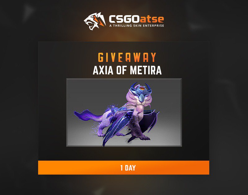 CSGOatsecom's tweet photo. 🔥DOTA 2 ITEM GIVEAWAY🔥

Requirements:
✅Like
✅Follow
✅Retweet
✅Be registered on (https://t.co/koK9V59Qsc)

Good luck! https://t.co/Xs0EffCmBO
