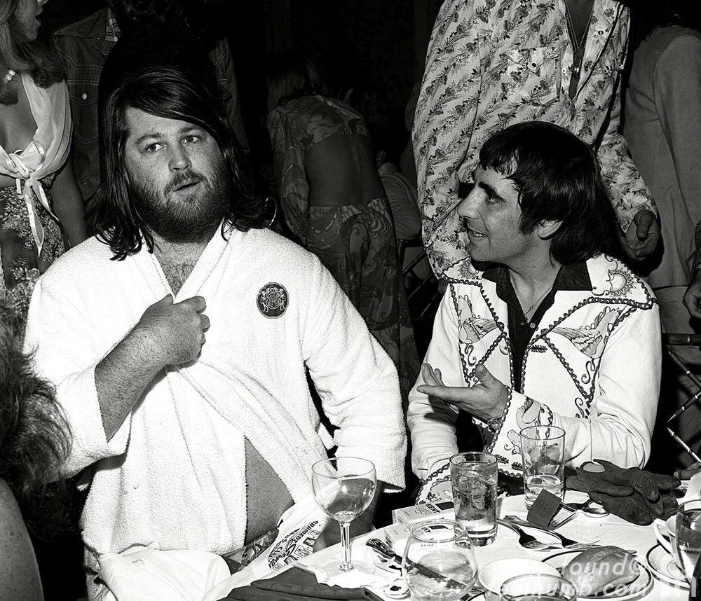 Happy birthday to Keith Moon. Here\s that time Brian Wilson showed up to Moon\s bday party in a bathrobe 