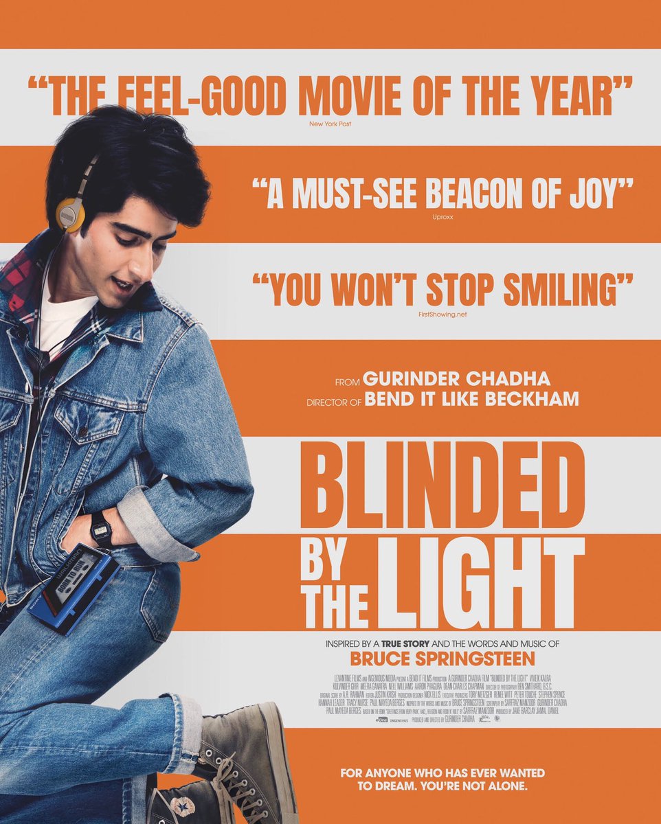 RosewayTheater's tweet photo. The Roseway Theater is now showing: 
Blinded by the Light

Showtimes Daily: 
2:30 | 5:15 | 8:00 https://t.co/aImouyOe9R