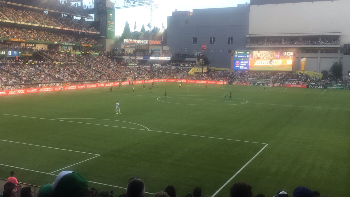 KeithWitcosky's tweet photo. The sweet sounds of  33 minutes of silence!  Go timbers https://t.co/fNH0BvA4OY