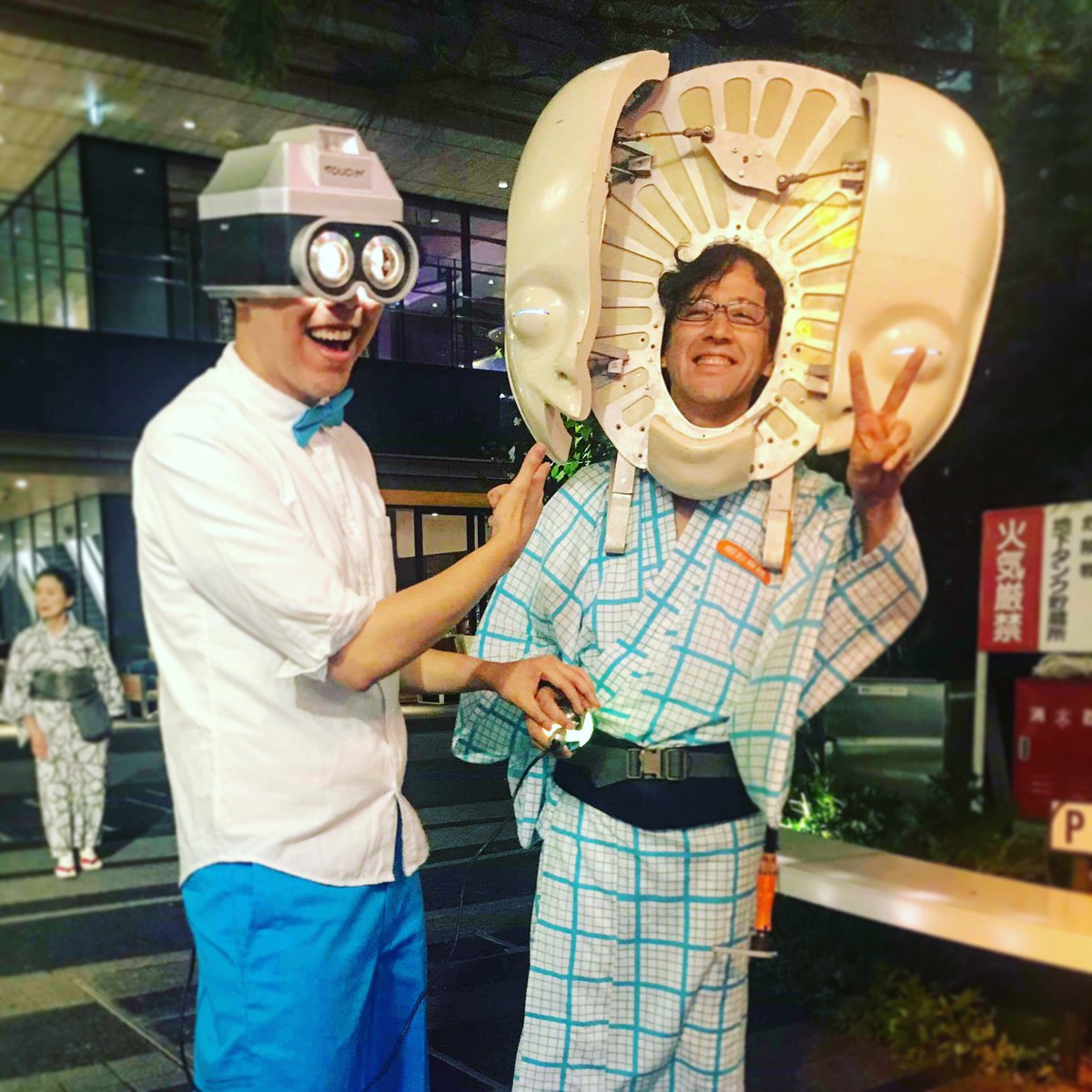 この組み合わせは...🤔🤷🏻‍♂️🤷🏻‍♀️🧐
#happysummer #happyweekend <a href="/MaywaDenki/">明和電機</a>