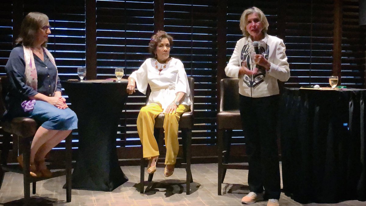 At Equal Voice National Campaign School Vancouver with Betsy McGregor and <a href="/HedyFry/">Dr. Hedy Fry</a> &amp; <a href="/MorganeOgerBC/">Morgane Oger</a>