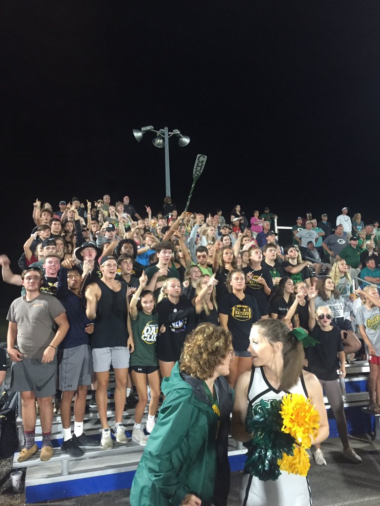 AdamHatcherGW's tweet photo. Friday Night Lights — Way to start the season!!  Gators with the WIN!!  GHS 28 — FS 14 https://t.co/emp37vD8ZR