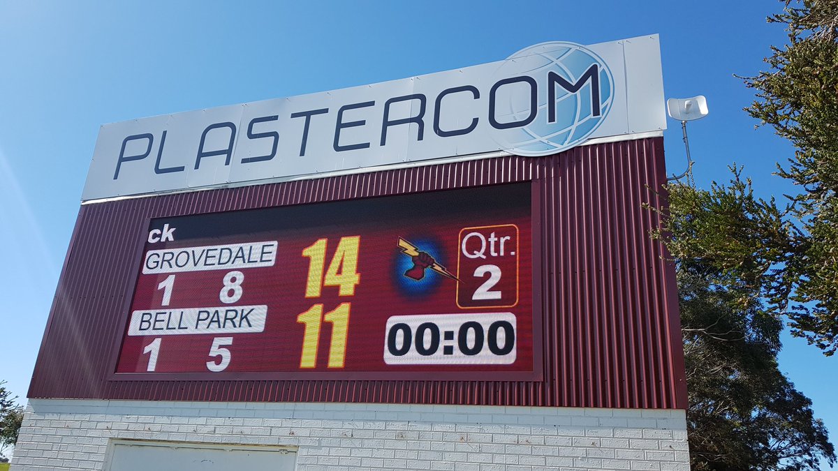 HT <a href="/AFLBarwon/">AFL Barwon</a> U17 Div 1 2nd Semi Final
<a href="/GrovedaleTigers/">Grovedale Tigers</a> 1.8-14 v <a href="/bellparkdragons/">Bell Park Dragons</a> 1.5-11
#TigersDragons