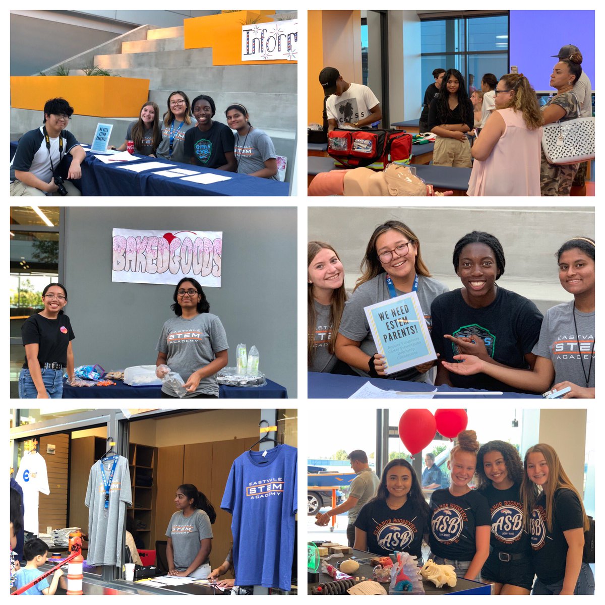 eSTEMacademy's tweet photo. We had a very successful Back To School Night & we have our parents, Ss & community to thank. Standing room only in the classrooms! Thnx for buying our ESTEM merchandise. Remember they are for sale throughout the year @ our Student Store. #MeasureGG #cnusdfutureready https://t.co/LklHOiOkFv