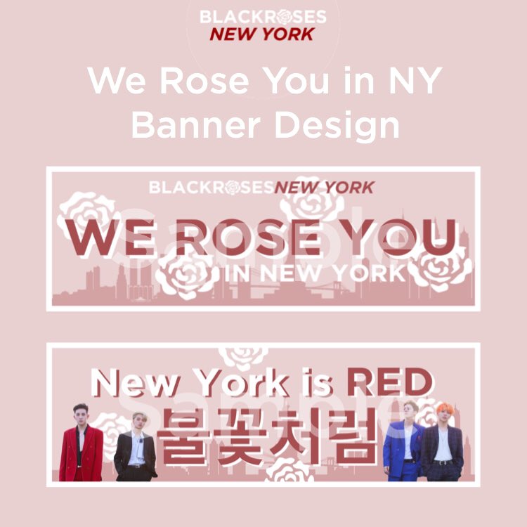 blackrosesny's tweet photo. We’re so excited to see you guys! Here is our final banner design~ Thank you to Maya on our team for designing this banner. #WeRoseYou https://t.co/AjYqfkZAO0