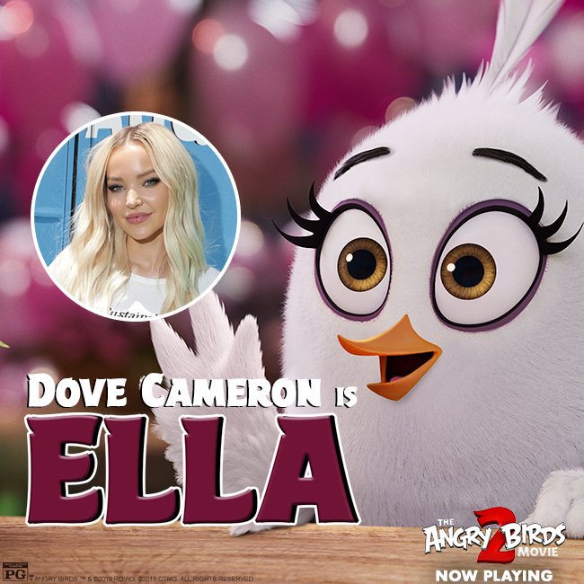 Who Does Dove Cameron Play In Angry Birds