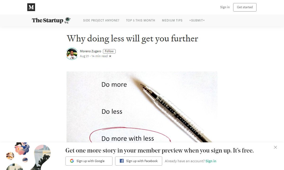 Devcide1's tweet image. Why doing less will get you further
#moment #validreason #something #berlin #time #development
via @medium
☛ amp.gs/SFDO