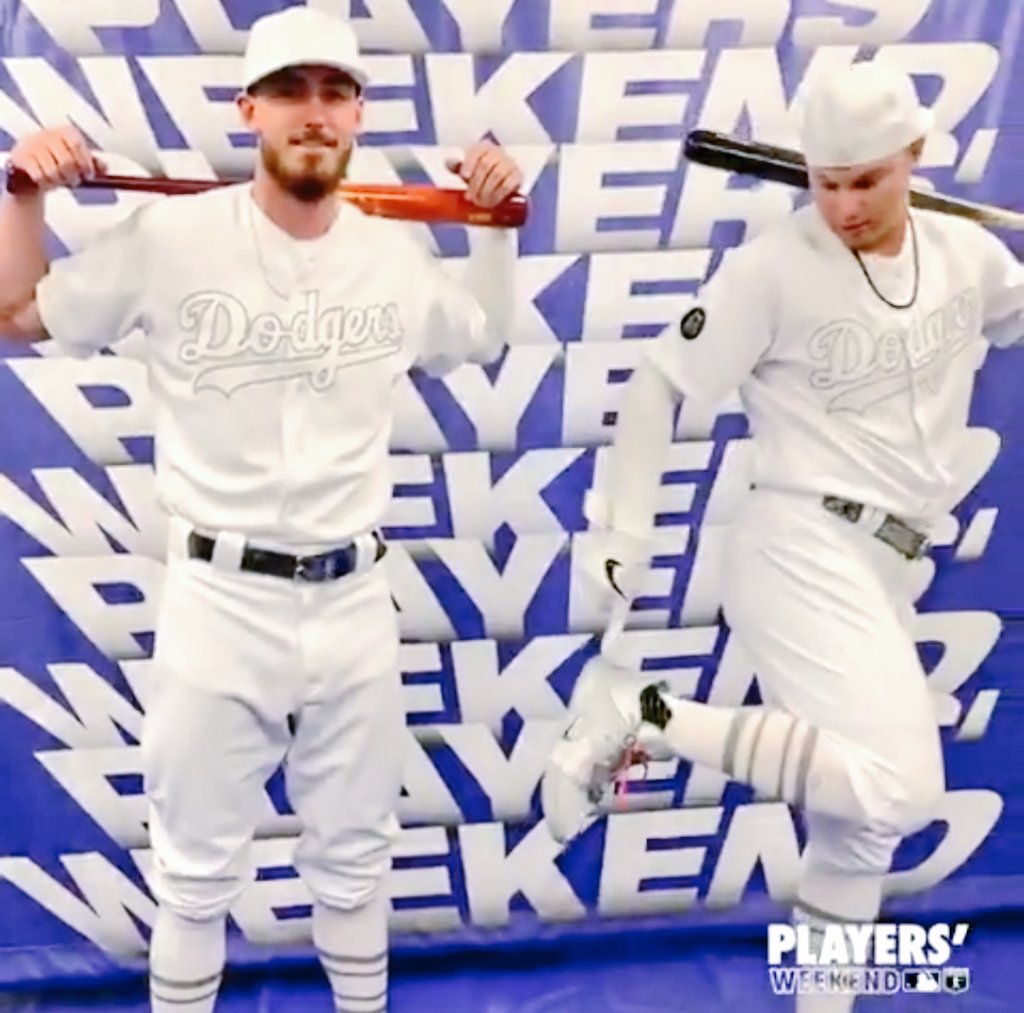 Chris Creamer  SportsLogos.Net on X: A good look at the #Dodgers uniforms  for #PlayersWeekend - The black belts kinda ruin the look they were going  for. Every #MLB team's uniform here